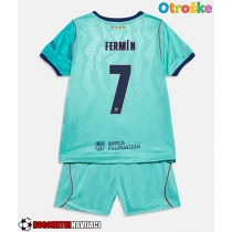 Otroške Nogometnih dresov Barcelona Fermin Lopez #7 Tretji 2026-27 Kratki rokavi (+ hlače)